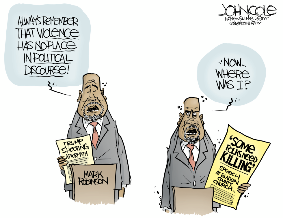NORTH CAROLINA Mark Robinson and violent rhetoric