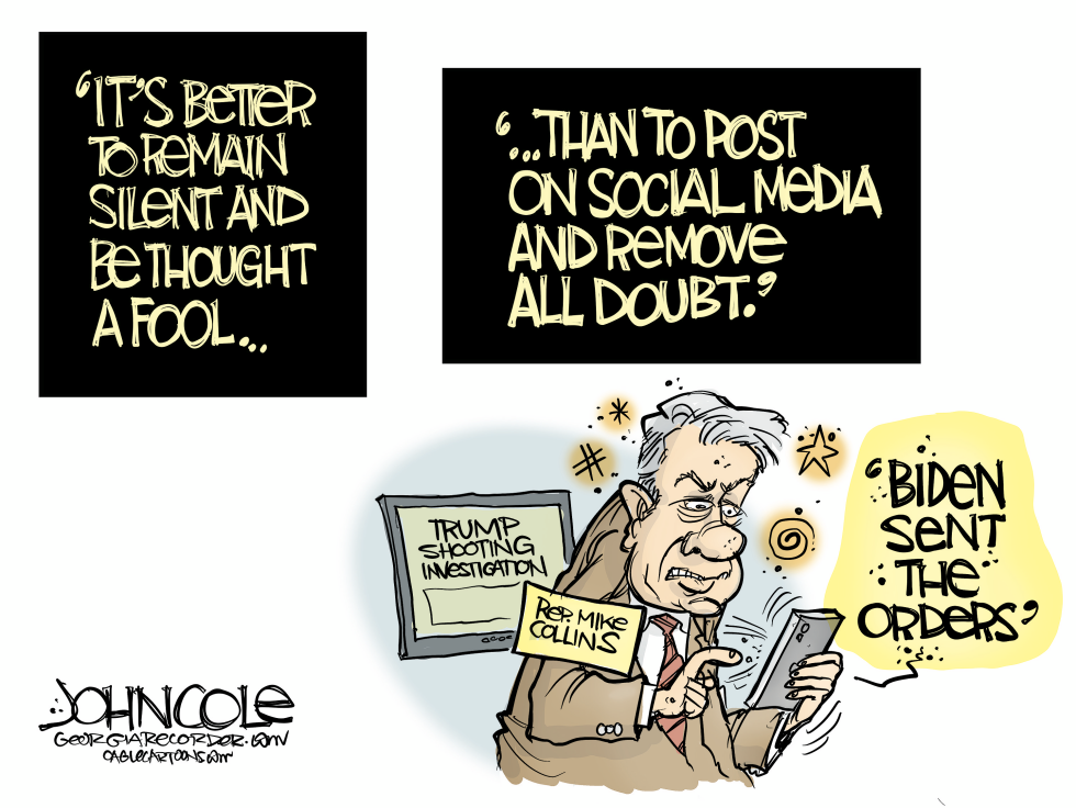 GEORGIA Mike Collins blames Biden
