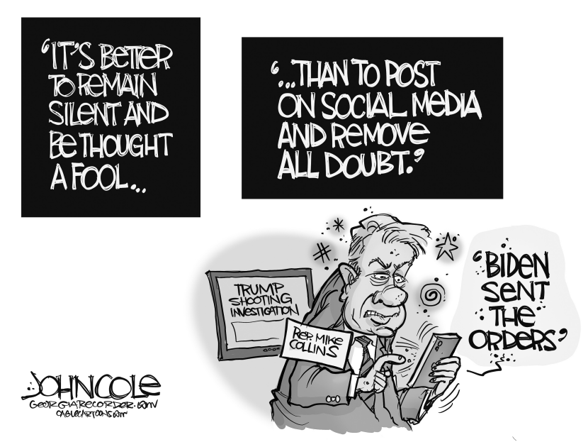 GEORGIA Mike Collins blames Biden