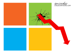 GLOBAL MICROSOFT CRASH by Arcadio Esquivel