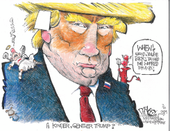 KINDER, GENTLER TRUMP by John Darkow