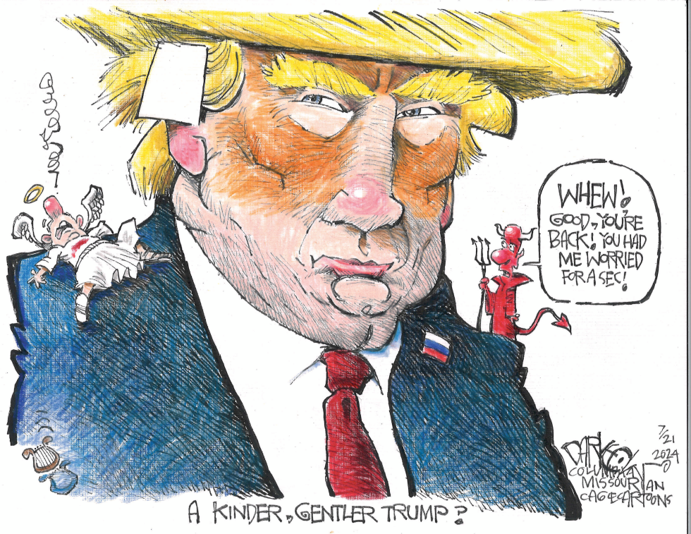 Kinder, gentler Trump