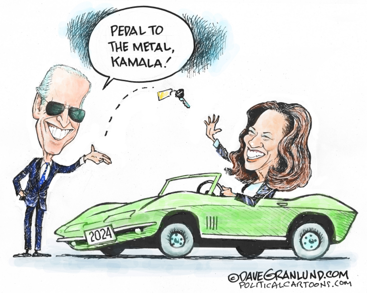 #1 BIDEN DROPS OUT by Dave Granlund