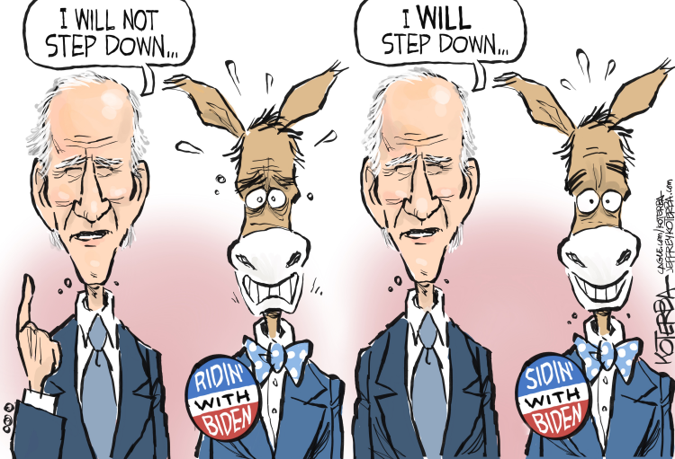 #2 BIDEN STEPS DOWN by Jeff Koterba