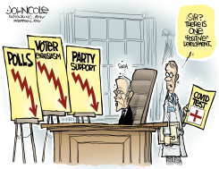 POSITIVE NEWS FOR BIDEN by John Cole