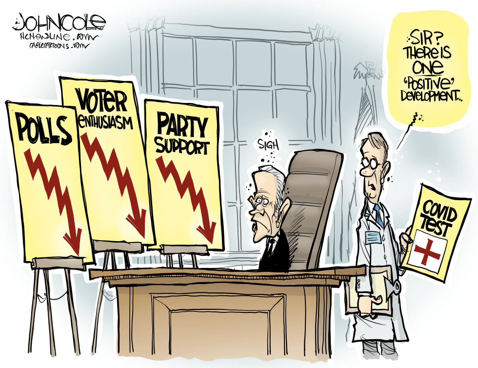 Positive news for Biden