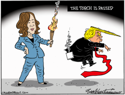 KAMALA FOR PRESIDENT by Bob Englehart