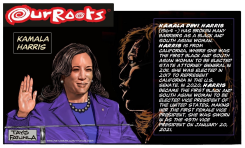 KAMALA HARRIS - FIRST BLACK US VICE PRESIDENT by Tayo Fatunla