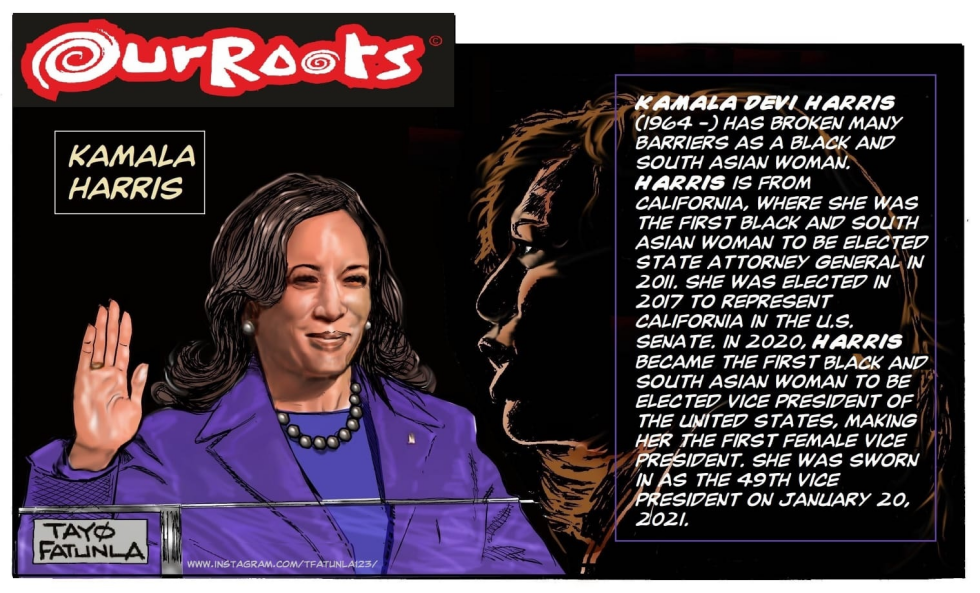 Kamala Harris - First black US Vice President