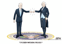 BIDEN FIST BUMP WITH HISTORY by R.J. Matson