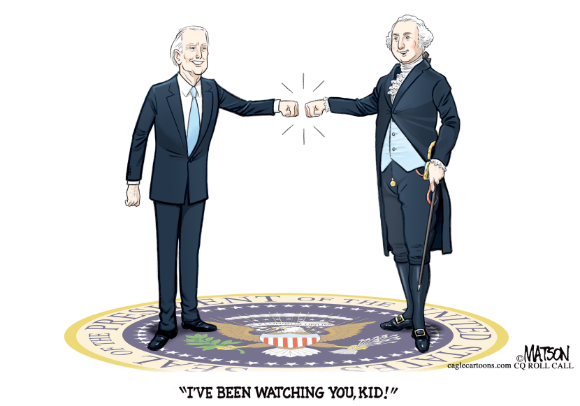 Biden Fist Bump With History
