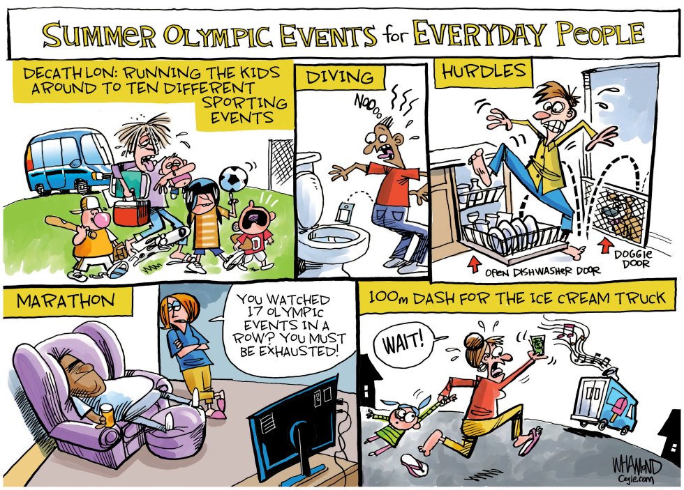 #1 SUMMER OLYMPIC EVENTS by Dave Whamond