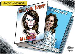 MELANIA TRUMP RELEASES MEMOIR by Dave Whamond