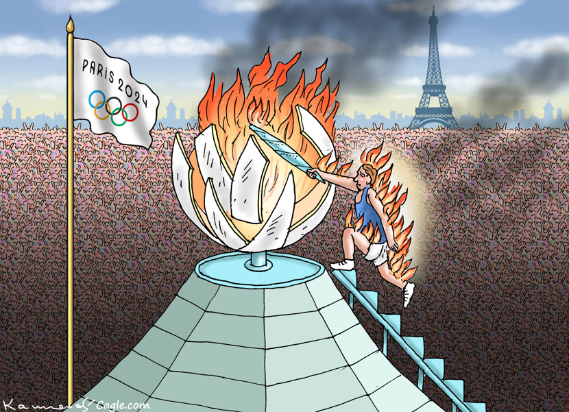 Arson Attack on the Olympics