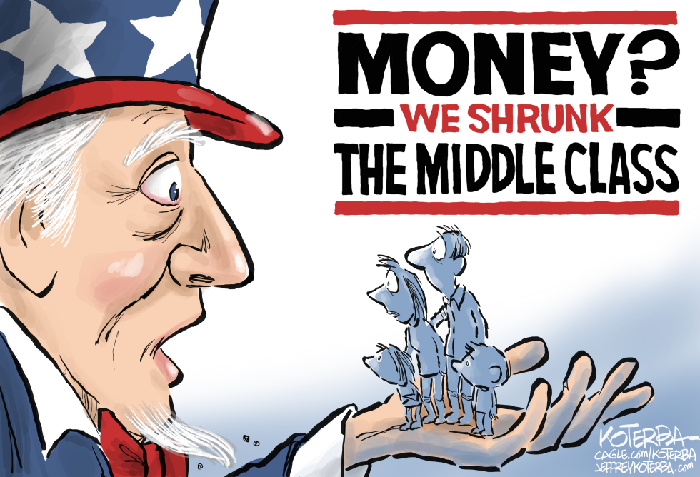 #2 THE SHRINKING MIDDLE CLASS by Jeff Koterba