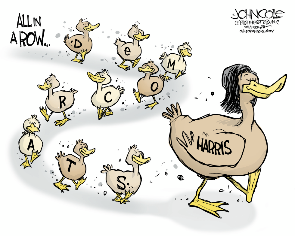 Harris’ Democratic ducks