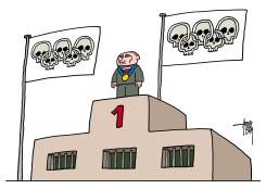OLYMPIC PUTIN by Arend van Dam