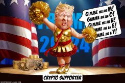 TRUMP & CRYPTO by Bart van Leeuwen