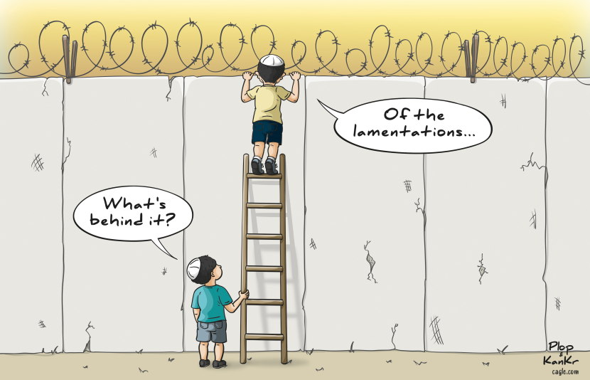 Behind the wall...