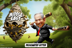 NETANYAHU PROLONGING WAR TO STAY IN POWER by Bart van Leeuwen