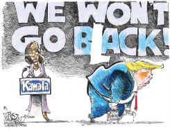 AND THEN SHE TURNED BLACK by John Darkow