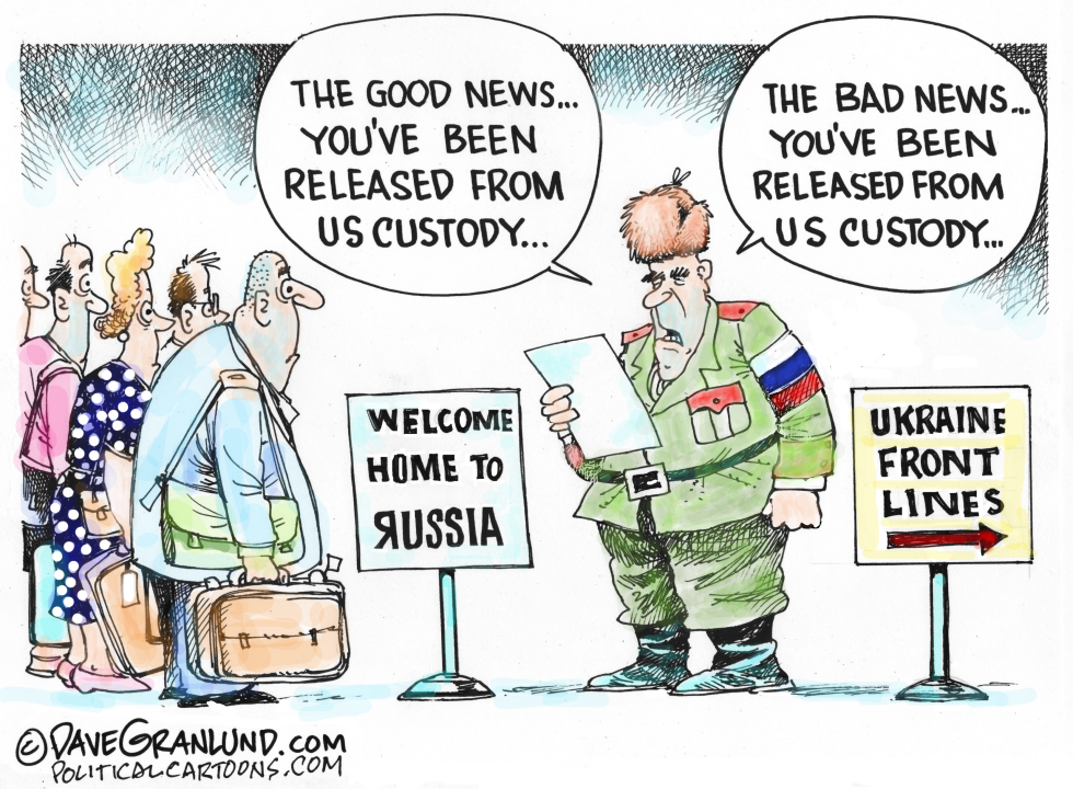 #2 RUSSIAN PRISONERS RELEASED by Dave Granlund