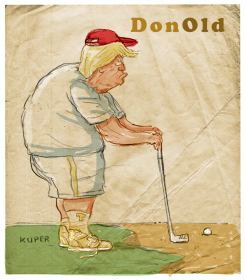 OLD DONOLD TRUMP by Peter Kuper