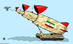 IRANIAN RETALIATION by Emad Hajjaj