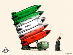 AWAITING IRANIAN RETALIATION by Osama Hajjaj