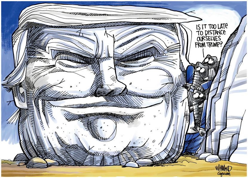 Stuck between Trump and a hard place