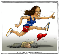 FLYER AND UNDERDOG by Joep Bertrams