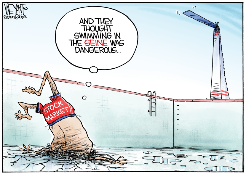Stock Market Takes A Dive