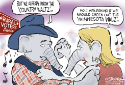 WILL THEY WALZ by Jeff Koterba