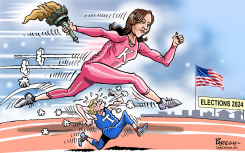 US PRESIDENTIAL RACE by Paresh Nath