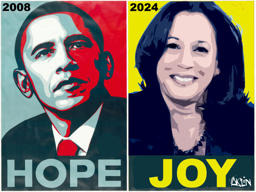 Hope and Joy for Harris Poster