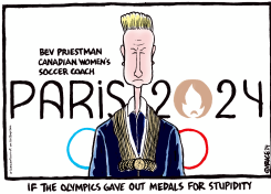 OLYMPIC MEDAL FOR STUPIDITY by Ingrid Rice