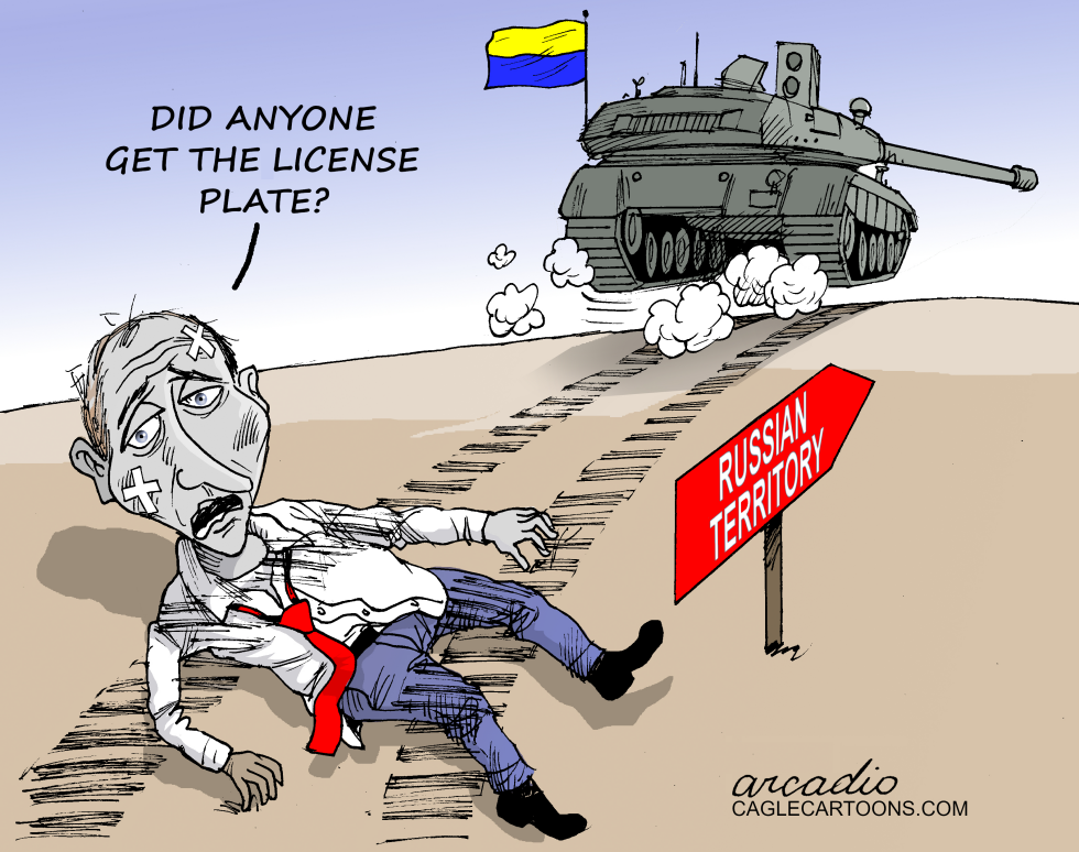 Ukraine invades Russia.