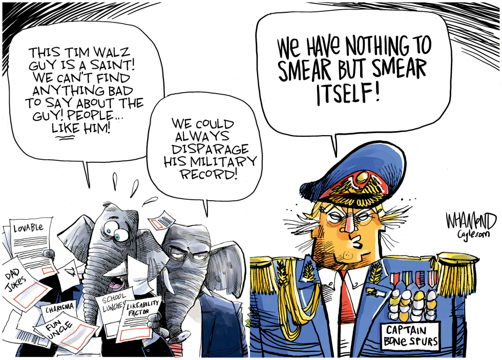 We have nothing to smear!