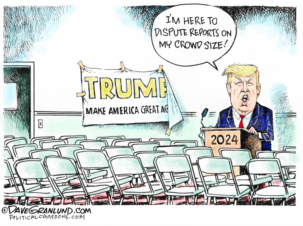 Trump crowd size