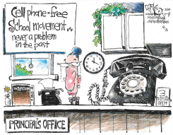 PHONE-FREE SCHOOLS by John Darkow