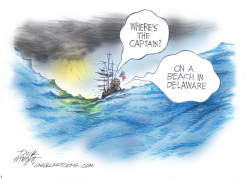 BIDEN VACATIONS by Dick Wright