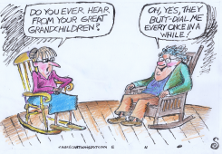 GREAT GRANDCHILDREN BUTT-DIAL by Randall Enos