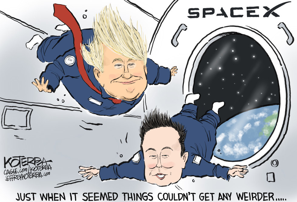 Musk and Trump in Space