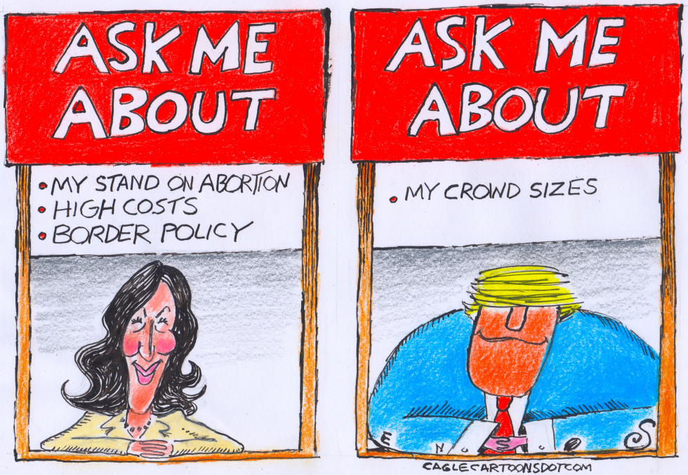 QUESTIONS FOR HARRIS AND TRUMP