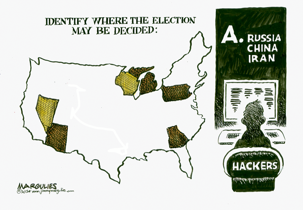 Foreign hacking of U.S. presidential campaign