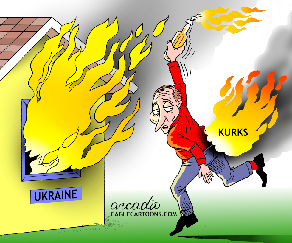 Fire in Russia.