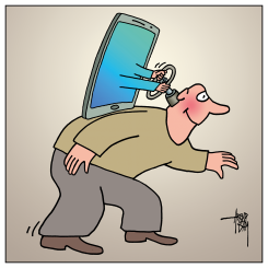 SCREEN SLAVE by Arend van Dam