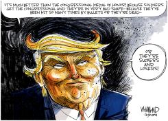 TRUMP HITS A NEW LOW by Dave Whamond