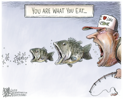 PFAS IN FISH by Adam Zyglis
