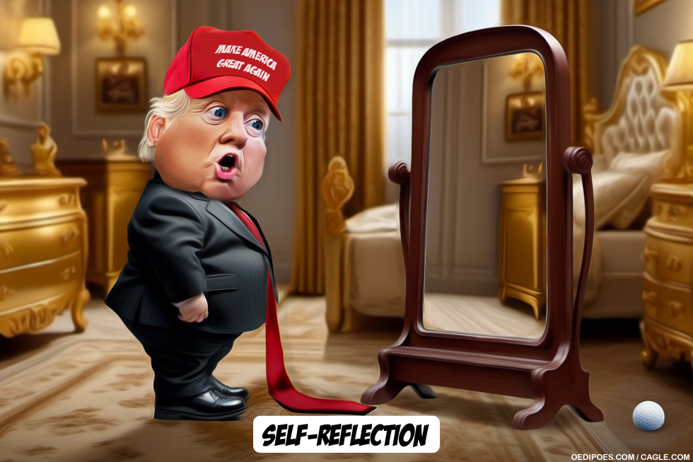 trump has no self-reflection